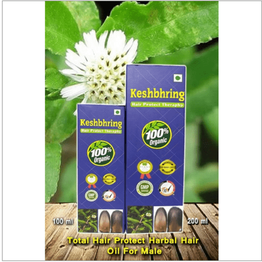 Herbal Hair Oil Keshbhring Total Hair Protection Oil For Man